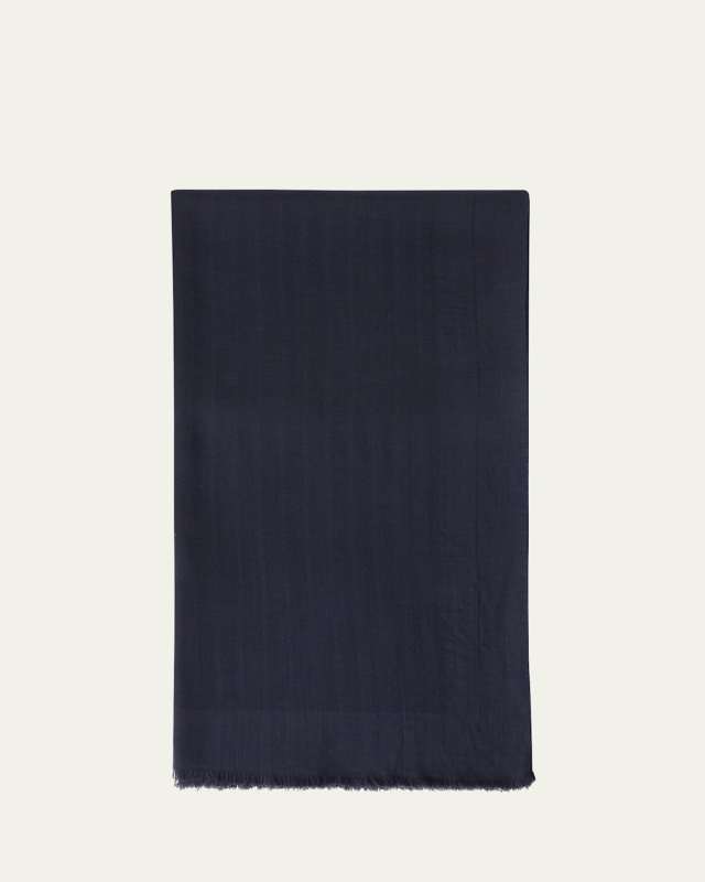 Jacquard Cashmere Maxi Stole